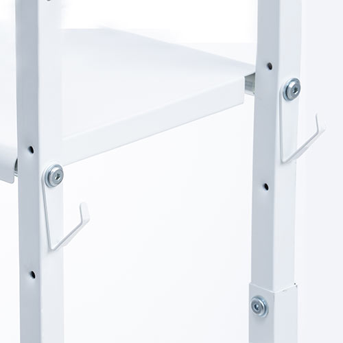 【アウトレット･訳あり・セール】収納ラック マルチラック 洗濯機ラック ランドリーラック シュレッダーラック 幅46～57.8cm・高さ109～145cm）