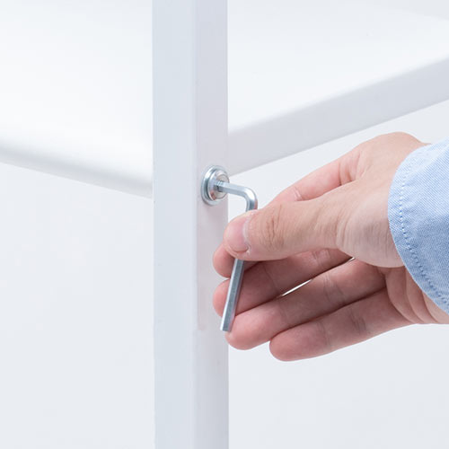 【アウトレット･訳あり・セール】収納ラック マルチラック 洗濯機ラック ランドリーラック シュレッダーラック 幅46～57.8cm・高さ109～145cm）