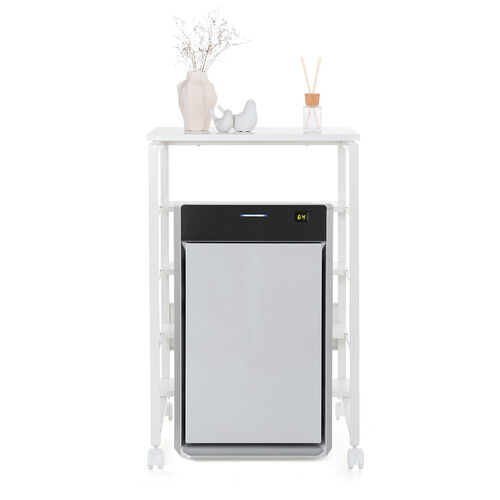 プリンタ台（シュレッダー収納ラック・プリンタラック・マルチラック・オープンラック・キャスター付・棚付・幅60cm×奥行60cm×高さ90cm）