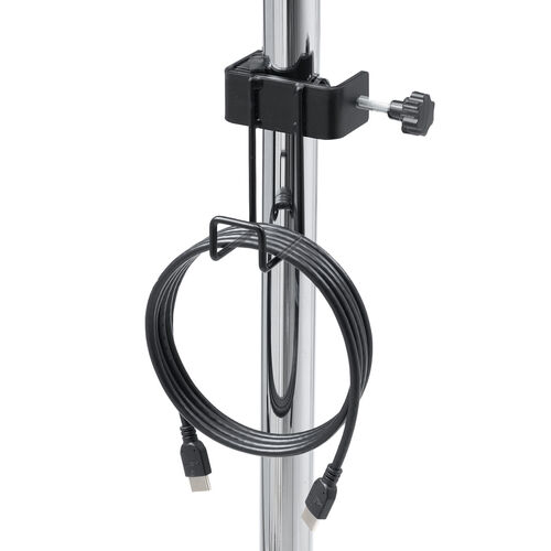 フック（クランプ式・収納・丸パイプ・角パイプ・テレビスタンド・ツールワゴン・台車・ケーブル・バーコードリーダー・ヘッドセット・タップ・簡単取り付け）