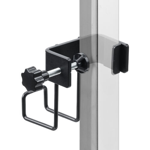 フック（クランプ式・収納・丸パイプ・角パイプ・テレビスタンド・ツールワゴン・台車・ケーブル・バーコードリーダー・ヘッドセット・タップ・簡単取り付け）