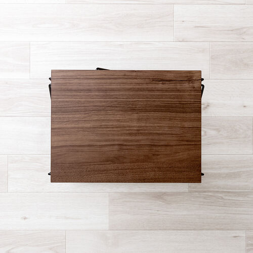 オープンラック（ワイヤーラック・2段・簡単組み立て・ネジなし・工具不要・ダークブラウン・木目調・幅42×奥行き31×高さ38.7cm）