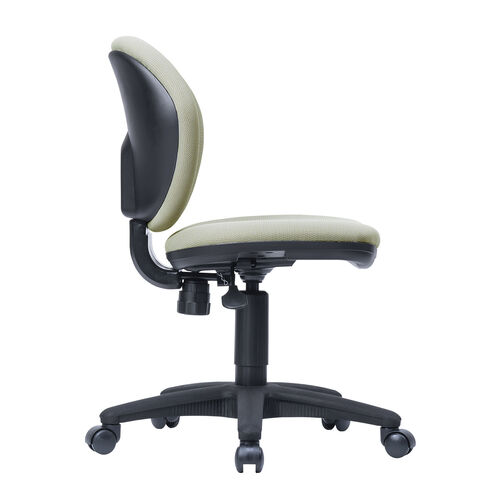 オフィスチェア（事務椅子・コンパクト・シンクロロッキング・CLASS4ガスシリンダー・キャスター付き・ガス圧昇降・ベージュ）