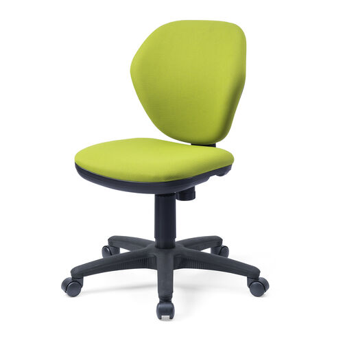 オフィスチェア（事務椅子・コンパクト・シンクロロッキング・CLASS4ガスシリンダー・キャスター付き・ガス圧昇降・グリーン）