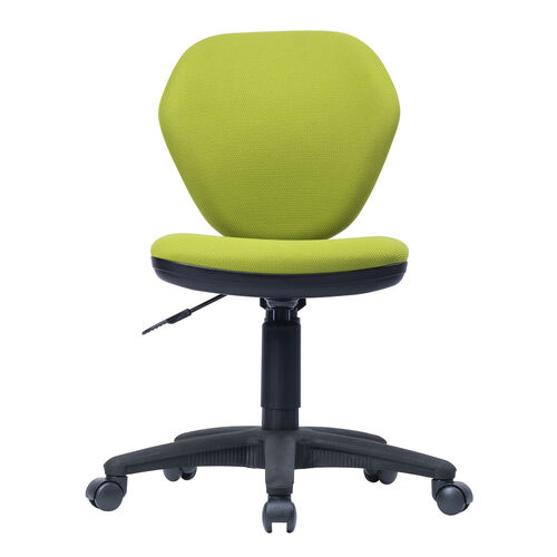 オフィスチェア（事務椅子・コンパクト・シンクロロッキング・CLASS4ガスシリンダー・キャスター付き・ガス圧昇降・グリーン）