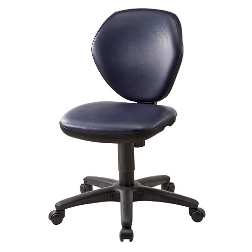 オフィスチェア（ビニールレザー・ミドルバック・ロッキング