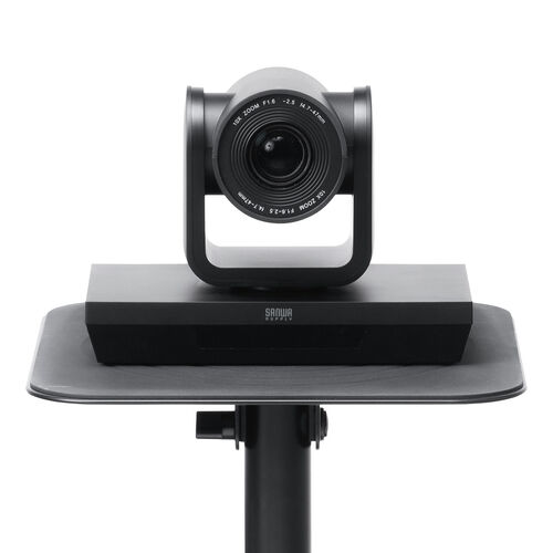 スピーカースタンド（クランプ式・卓上タイプ・金属製・高さ調整・角度調整対応・耐荷重10kg）