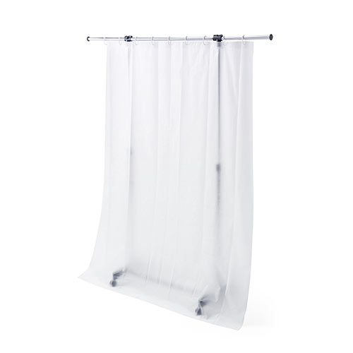 パーテーションカーテン（自立スタンド付・キャスタータイプ・間仕切り・目隠し・飛沫防止・高さ最大166cm・半透明）