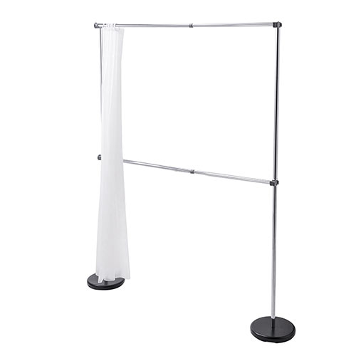 パーテーションカーテン（自立スタンド付・スタンドタイプ・間仕切り・目隠し・飛沫防止・高さ193.5cm・半透明）