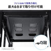 サーバーラック（19インチ・データセンター・中型・24U・奥行100cm・メッシュパネル・棚板×3枚・スライド棚×1枚付き）