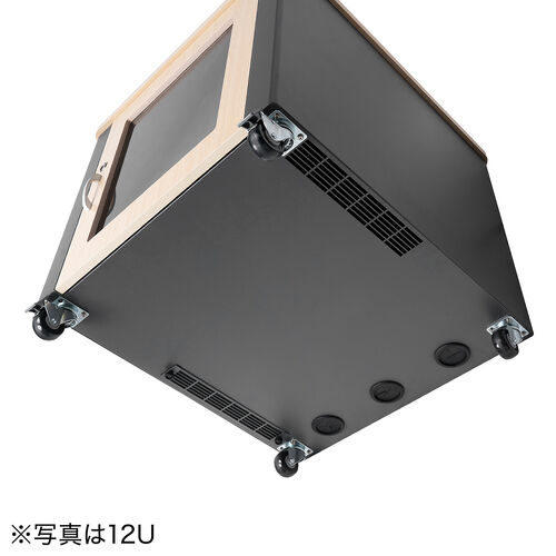 防音ラック（騒音低減ラック・19インチ・18U・中型・AVシステム・音響機器・奥行78.2cm・高さ99.3cm）