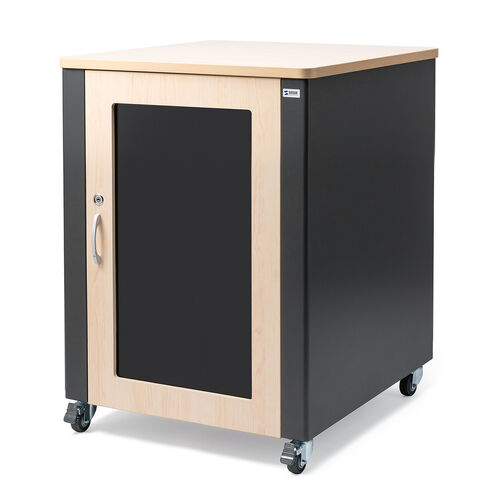 防音ラック（騒音低減ラック・19インチ・18U・中型・AVシステム・音響機器・奥行78.2cm・高さ99.3cm）