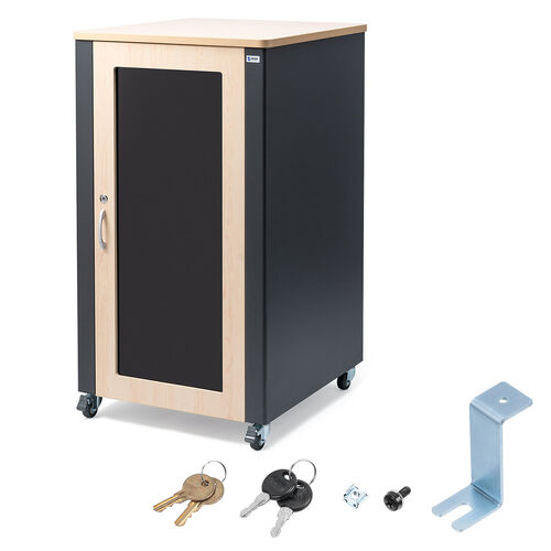 防音ラック（騒音低減ラック・19インチ・24U・中型・AVシステム・音響機器・奥行78.2cm・高さ126cm）