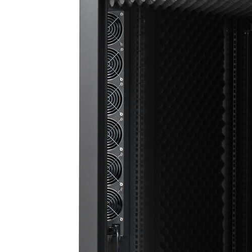 防音ラック（騒音低減ラック・19インチ・24U・中型・AVシステム・音響機器・奥行78.2cm・高さ126cm）