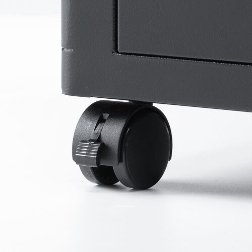 機器収納ボックス（幅40×奥行45×高さ53cm・ネットワークラック・データセンター・中型・サーバー・通信機器・NAS・ルーター・ハブ・黒・完成品）