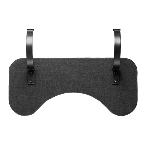 リストレスト（後付け・肘置き台・ワンタッチ取り付け・エルゴノミクス・幅60cm・ブラック）