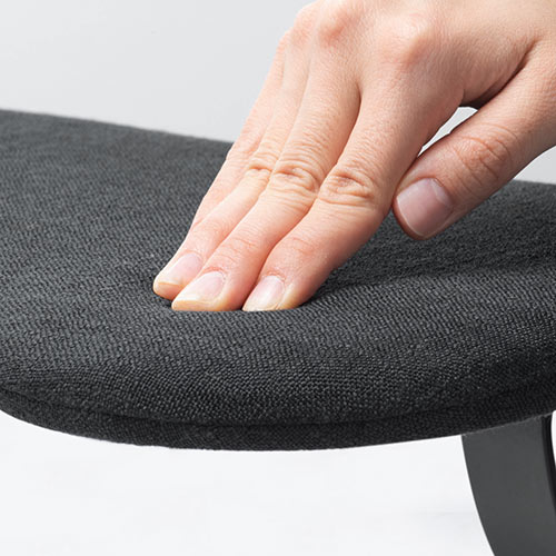 リストレスト（後付け・肘置き台・ワンタッチ取り付け・エルゴノミクス・幅60cm・ブラック）