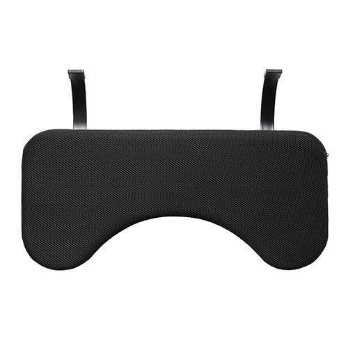 【アウトレット】リストレスト メッシュ 幅60cm（肘置き台・ワンタッチ取付・デスク取付・エルゴノミクス・ブラック）