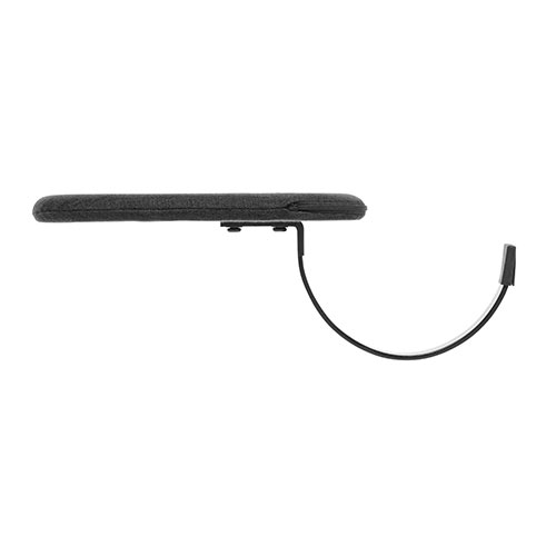 リストレスト（アームレスト・肘置き・ワンタッチ取付・デスク取付・エルゴノミクス・マウス操作・ブラック）