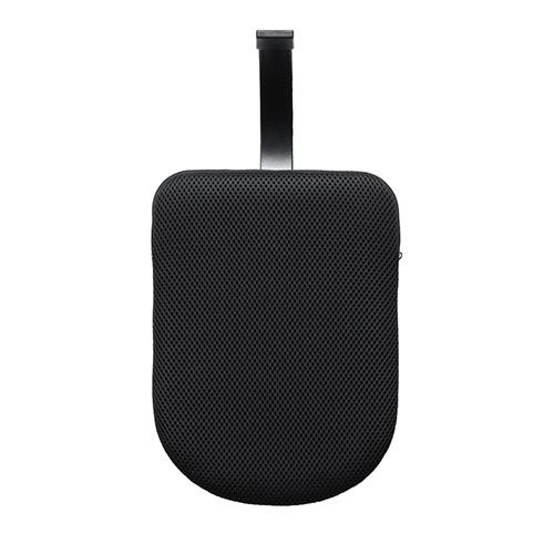 リストレスト メッシュ 幅21cm（アームレスト・肘置き台・ワンタッチ取付・デスク取付・エルゴノミクス・マウス操作・ブラック）