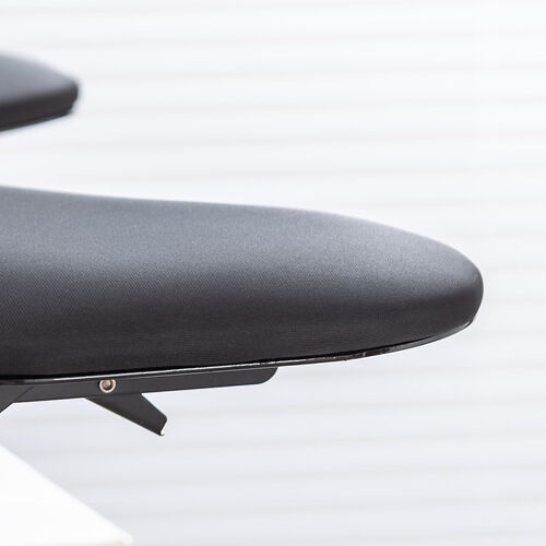 リストレスト（肘置き台・クランプ取付・幅67cm・クッション入り・エルゴノミクス・ブラック）