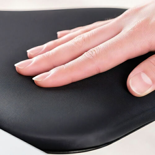 リストレスト（肘置き台・クランプ取付・幅67cm・クッション入り・エルゴノミクス・ブラック）