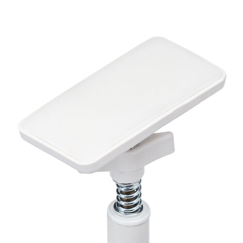 突っ張り棚（突っ張りラック・幅45cm・シェルフ・棚・3段・壁面収納・ウォールシェルフ・間仕切り・キッチン・玄関・パントリー・スリム・工事不要・木目調・ホワイト）