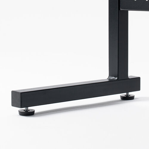 突っ張り棚（突っ張りラック・幅45cm・有孔ボード・シェルフ・棚・4段・壁面収納・ウォールシェルフ・間仕切り・キッチン・玄関・パントリー・スリム・工事不要・ブラック）