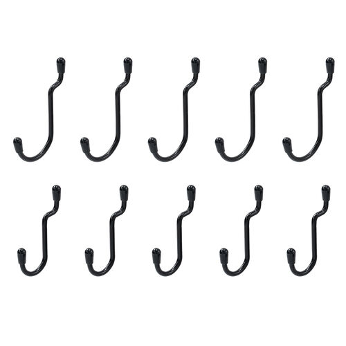 突っ張り棚（突っ張りラック・幅45cm・有孔ボード・シェルフ・棚・4段・壁面収納・ウォールシェルフ・間仕切り・キッチン・玄関・パントリー・スリム・工事不要・ブラック）