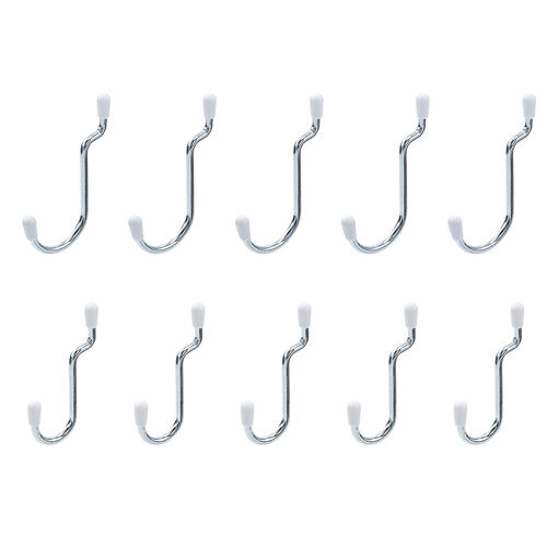 突っ張り棚（突っ張りラック・幅45cm・有孔ボード・シェルフ・棚・4段・壁面収納・ウォールシェルフ・間仕切り・キッチン・玄関・パントリー・スリム・工事不要・ホワイト）