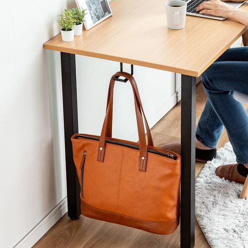 デスク下取り付けマルチホルダー UDシリーズ（シングルタイプ・ペットボトル対応・天板裏ネジ取り付け・テーブルフック・デスク下収納）