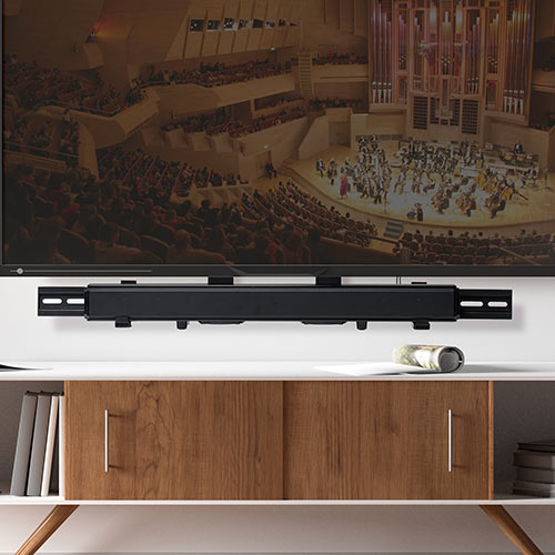SHARP65インチテレビ、ヤマハサウンドバーセット Amazon | Mount-It!サウンドバーブラケット ユニバーサルサウンドバー