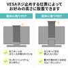 モニター上台（VESAマウント取り付け棚・VESA100対応・横幅12.5cm・耐荷重2kg・カメラ設置・小物置き）