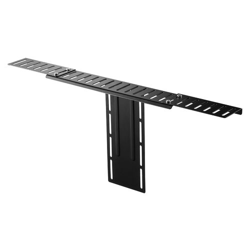 モニター上台（VESAマウント取り付け棚・VESA100対応・横幅40～69cm・耐荷重3kg・カメラ設置・小物置き）