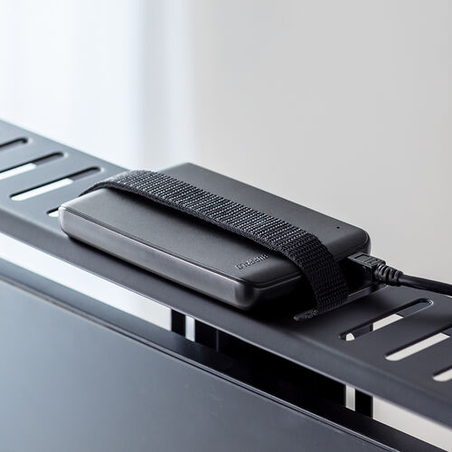 モニター上台（VESAマウント取り付け棚・VESA100対応・横幅40～69cm・耐荷重3kg・カメラ設置・小物置き）