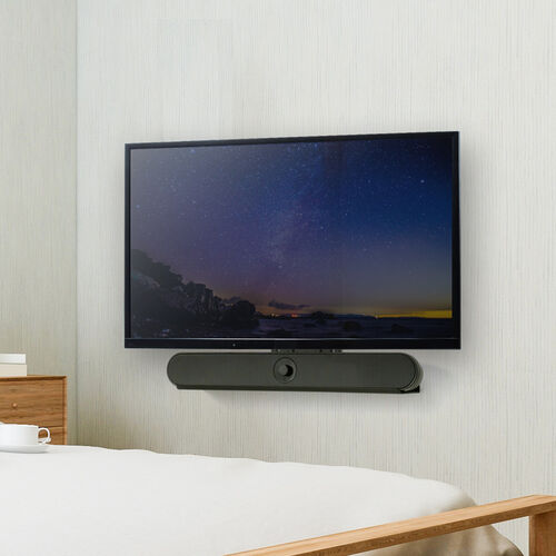 モニター上台（VESAマウント取り付け棚・VESA100対応・横幅40～69cm・耐荷重3kg・カメラ設置・小物置き）