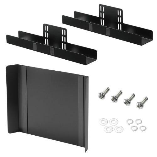 モニター裏収納（VESAマウント・2段トレー・背面収納・目隠し