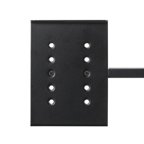 VESA取り付けスピーカースタンド（24～37インチ程度モニター対応・2ch・収納棚）