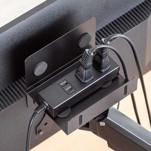 モニター裏 収納 VESA ホルダー モニターアーム対応 Nintendo Switch設置 HDDホルダー テレビ裏