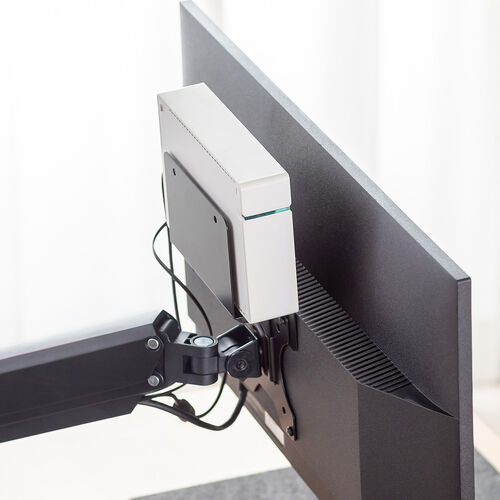 モニター裏 収納 VESA ホルダー モニターアーム対応 Nintendo Switch設置 HDDホルダー テレビ裏