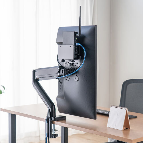 モニター裏 収納 VESA ホルダー モニターアーム対応 Nintendo Switch設置 HDDホルダー テレビ裏