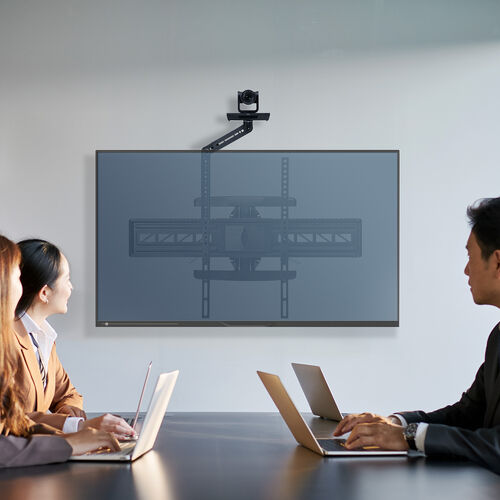 サウンドバースタンド（VESAマウント・75～600mm・スピーカースタンド・汎用・取り付け金具・耐荷重 5kg・上下対応・テレビスタンド併用可能）