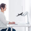 ノートパソコントレー（マウントトレイ・モニターアーム用・11.6～17.3型対応・耐荷重3kg・タブレット・液タブ・ホルダー・アーム・スチール・VESA100×100）