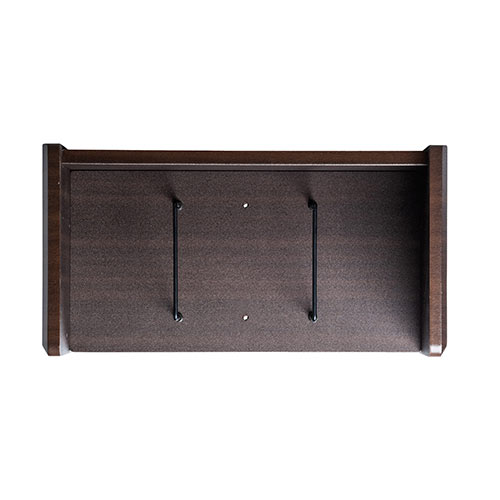 ファイルワゴン（2段・PCワゴン・PCラック・斜め・キャスター・A4・デスク下・木製・おしゃれ・おすすめ・オフィス・ラック・ダークブラウン） EZ1-WG007