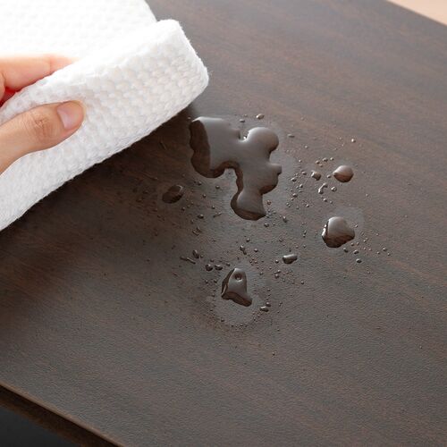 デスクワゴン（サイドテーブル・PCワゴン・PCラック・幅75cm・デスク下収納・ファイルワゴン・ブックエンド・木製・ダークブラウン）