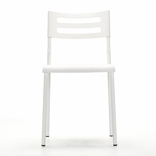 ホームチェア（4脚セット・スタッキング・ホワイト） EZ15-SNC060W