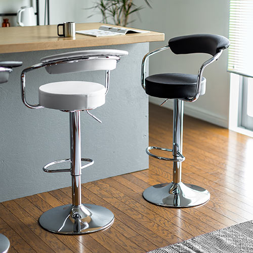 カウンターチェア（カットチェア・ブラック）