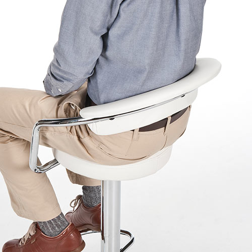 カウンターチェア（カットチェア・ホワイト）