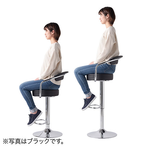 Segis セジス NOON ヌーン カウンターチェア 昇降 ホワイト 白 2個セット カウンターチェア 昇降式 イス チェア いす 椅子
