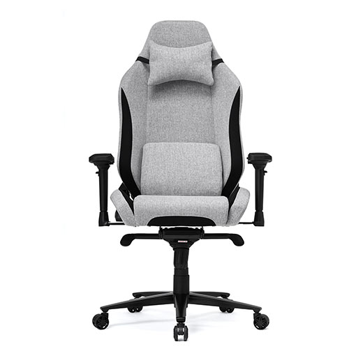 ゲーミングチェア（ファブリック・高耐荷重・150kg・4Dアームレスト・フロントロッキング 180°・リクライニング・ウレタンキャスター） SNC130GY　サンワサプライ